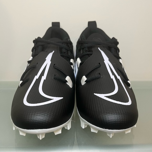 Nike Alpha Menace Pro 3 Mid Football Cleats Mens Black Size 10 New CT6649-001 - Picture 3 of 9